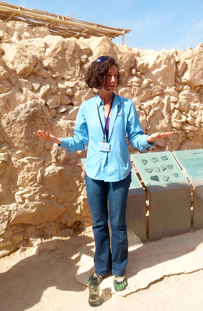 me guiding at masada israel