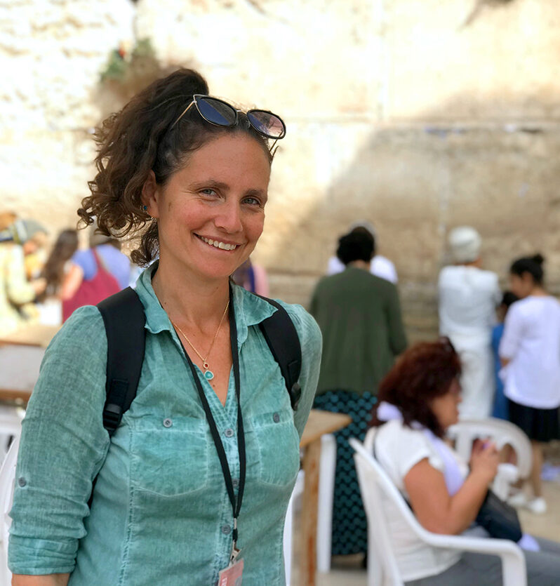 me at the western wall guiding israel